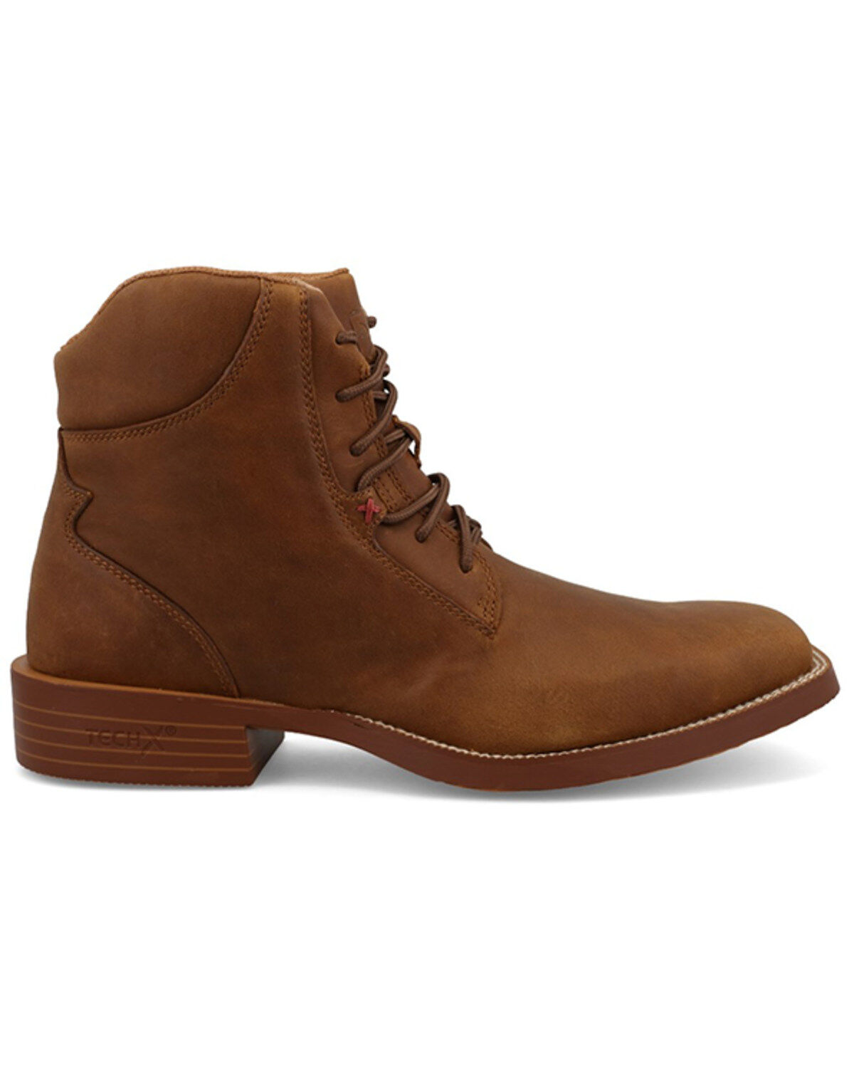 Image #2 - Twisted X Men's 6" Tech X&trade; Lace Up Casual Boots - Broad Square Toe, Tan, hi-res