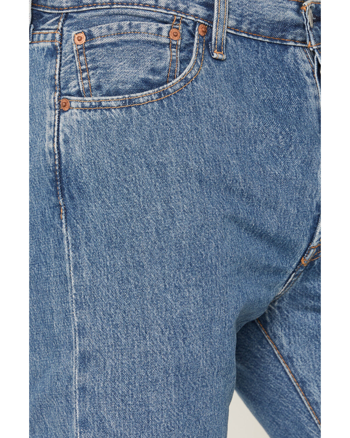 Image #2 - Levi's Men's 501 Original Prewashed Regular Straight Leg Jeans, Stonewash, hi-res