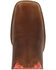 Image #6 - Durango Men's Westward Chili Shaft Performance Western Boots - Square Toe, Chilli, hi-res