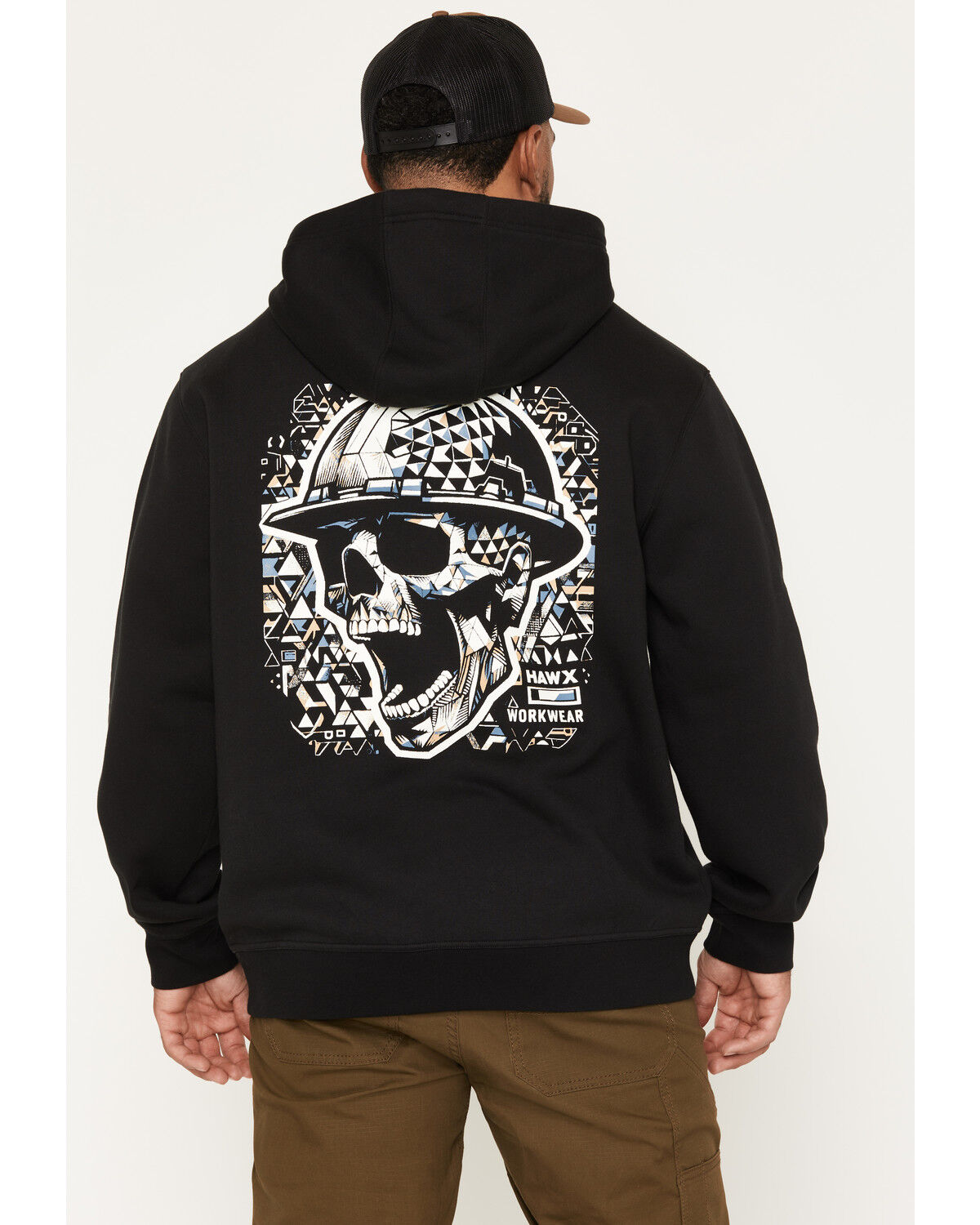 Image #1 - Hawx Men's Scream Fleece Hooded Sweatshirt, Black, hi-res