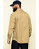 Image #2 - Carhartt Men's Rugged Flex Rigby Long Sleeve Work Shirt - Tall, Beige/khaki, hi-res