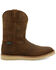 Image #2 - Twisted X Men's 10" Work Pull-On Wedge Work Boots - Soft Toe , Distressed Brown, hi-res