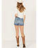 Image #3 - Idyllwind Women's Owsley Light Wash Gypsy High Rise Denim Shorts , Light Medium Wash, hi-res