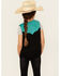 Image #4 - Rock & Roll Denim Girls' Fringe Vest, Turquoise, hi-res