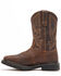 Image #3 - Cody James Men's Mustang Saddle Waterproof Western Work Boots - Soft Toe, Dark Brown, hi-res