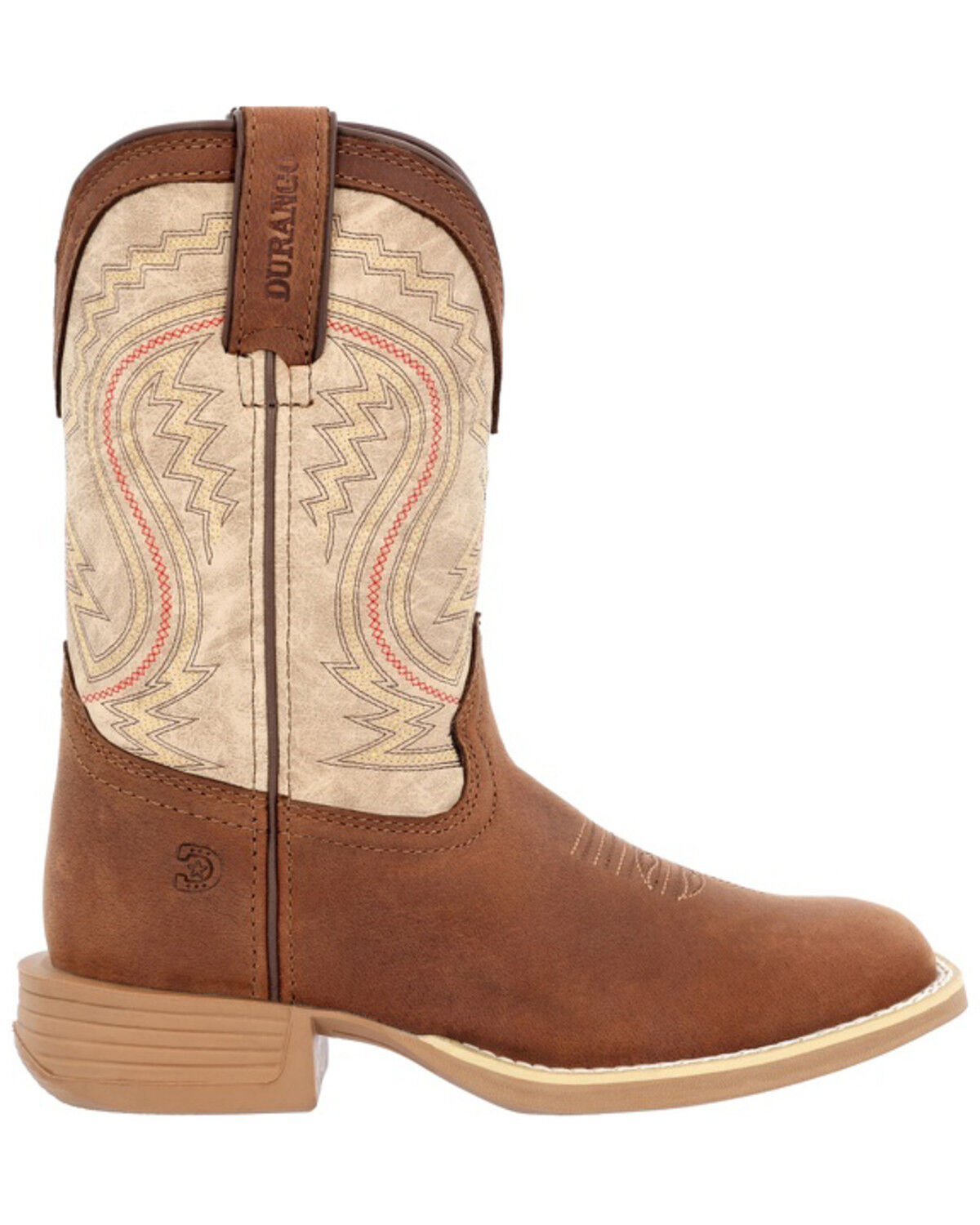 Image #2 - Durango Boys' Lil' Rebel Pro&trade; Western Boots - Broad Square Toe, Coffee, hi-res