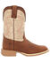 Image #2 - Durango Boys' Lil' Rebel Pro&trade; Western Boots - Broad Square Toe, Coffee, hi-res