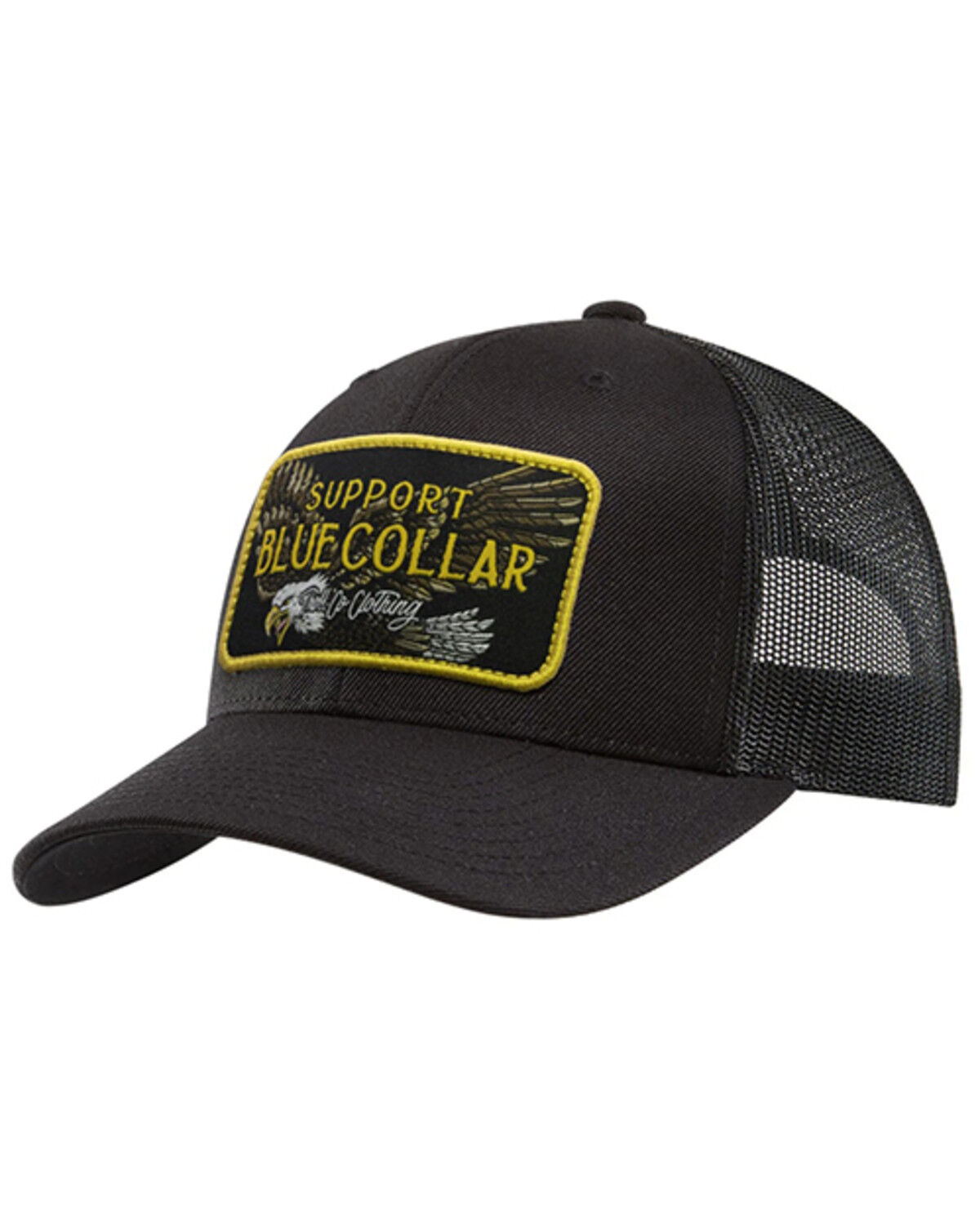 Image #1 - Troll Co Men's Barricade Eagle Ball Cap, Black, hi-res