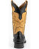 Image #5 - Ferrini Men's Nash Exotic Ostrich Leg Western Boots - Round Toe, Black, hi-res