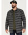 Image #1 - Moonshine Spirit&reg; Men's Southwestern Long Sleeve Flannel Western Shirt, Grey, hi-res