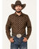 Image #1 - Cody James Men's Reign In Striped Print Long Sleeve Snap Western Shirt - Tall, , hi-res
