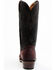 Image #5 - Lucchese Men's Brazos Western Boot, Wine, hi-res