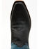 Image #6 - Lucchese Men's Two-Tone Roughout Western Boots - Square Toe, Black, hi-res