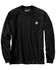 Image #2 - Carhartt Men's Loose Fit Heavyweight Duck Long Sleeve Graphic Work Shirt, Black, hi-res