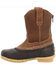 Image #3 - Georgia Boot Boys' Marshland Pull On Muck Duck Boots, Brown, hi-res