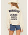 Image #1 - Wrangler Women's Logo Denim Trucker Jacket, Ivory, hi-res