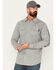 Image #1 - Cody James Men's FR Lightweight Logo Long Sleeve Pearl Snap Stretch Work Shirt, Grey, hi-res