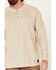 Image #3 -  Ariat Men's FR Air Long Sleeve Work Long Sleeve Henley Shirt - Tall , Sand, hi-res