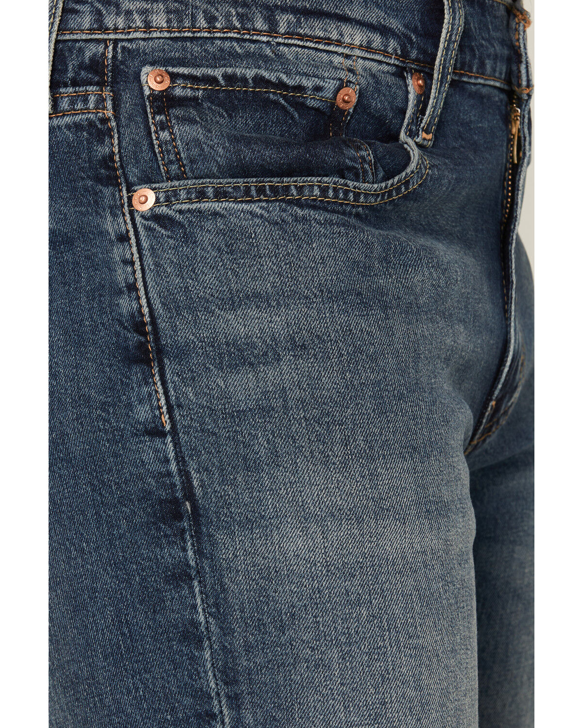 Image #2 - Levi's Men's 559 Dark Wash Relaxed Straight Stretch Denim Jeans, Dark Wash, hi-res