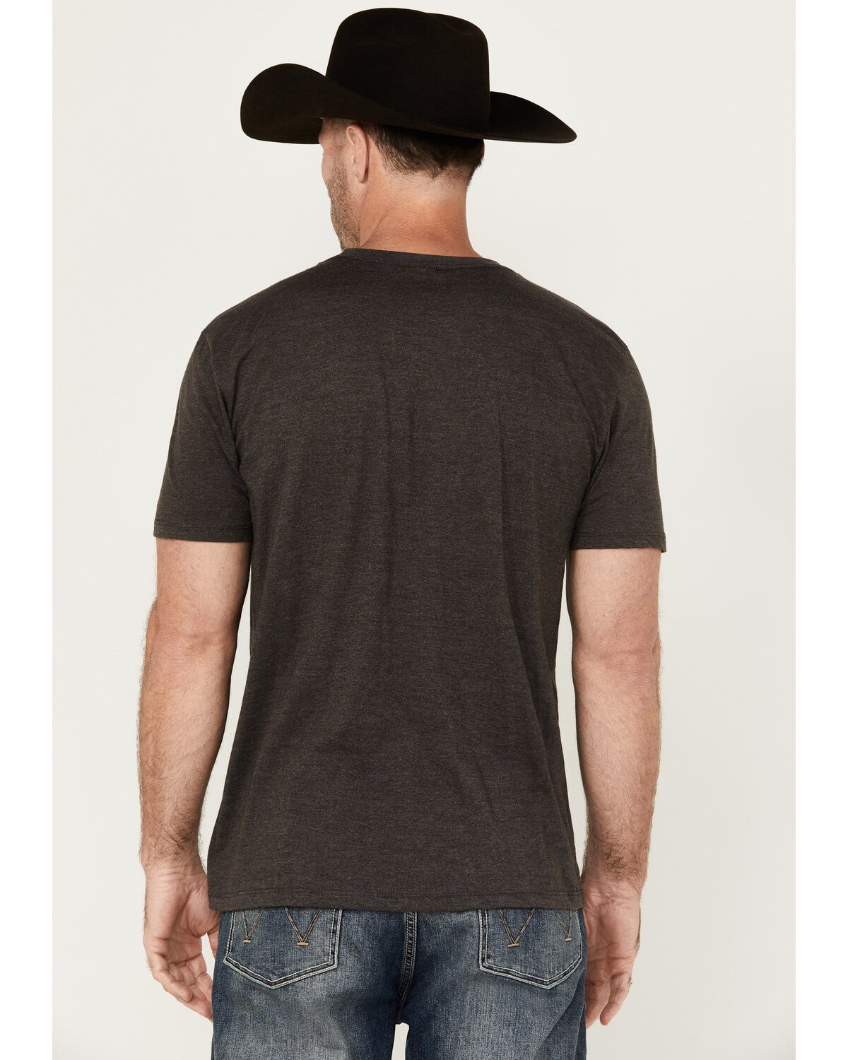 Image #4 - Moonshine Spirit&reg; Men's Bottle Lines Short Sleeve Graphic T-Shirt, Charcoal, hi-res