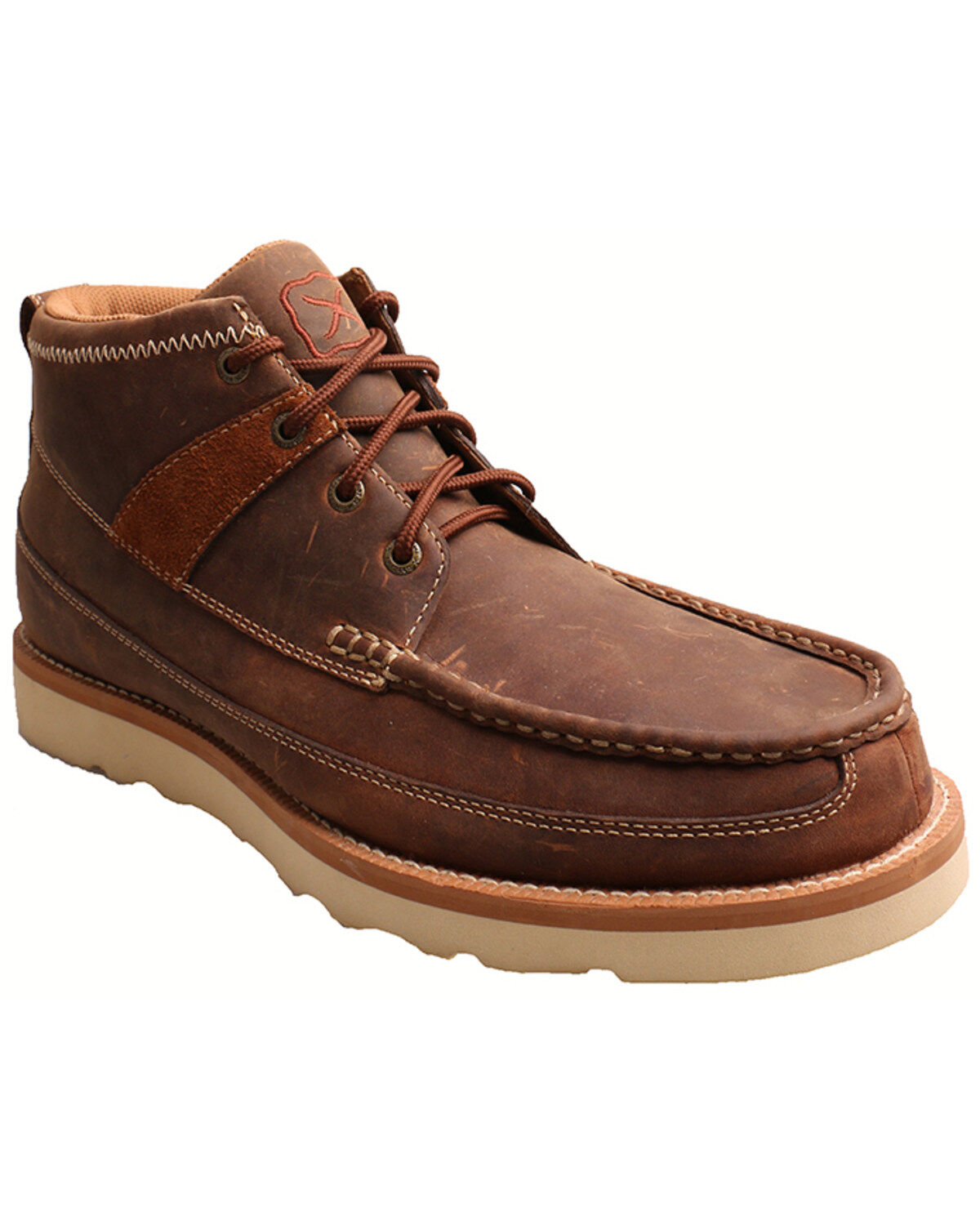 Image #1 - Twisted X Men's Steel Toe Work Shoes, Brown, hi-res