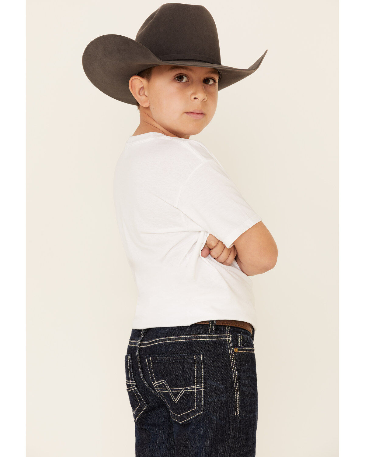 Cody James Boys' Night Hawk Medium Wash Mid Rise Stretch Relaxed Bootcut Jeans, Blue, hi-res
