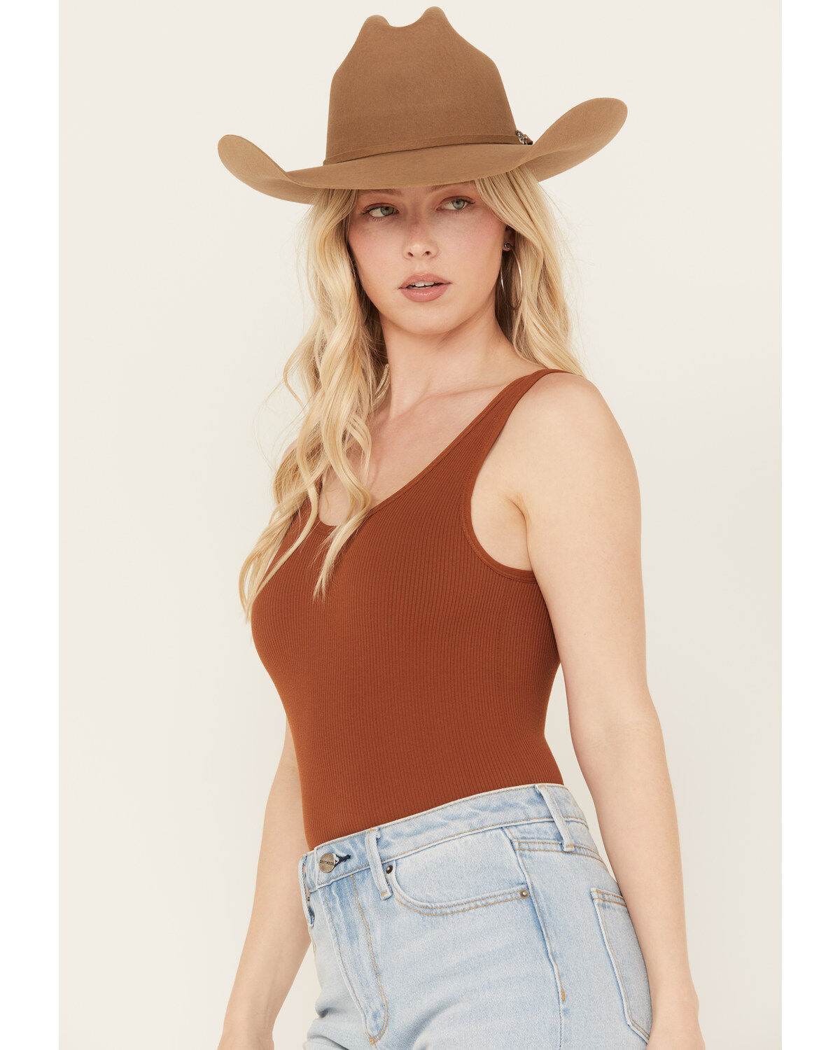 Image #2 - By Together Women's Hello There Ribbed Bodysuit, , hi-res