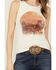 Image #3 - Shyanne Ranch Women's Desert Scene Graphic Rib Knit Tank , Off White, hi-res