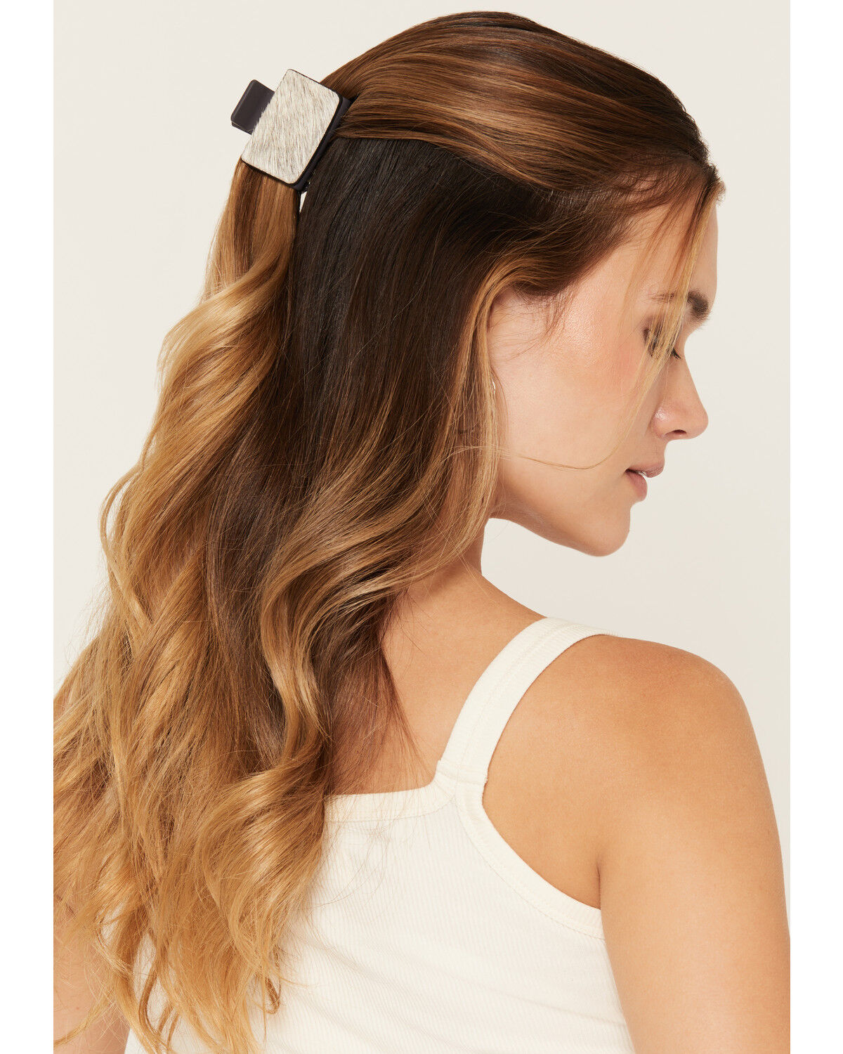 Image #2 - Idyllwind Women's Larkspur Hair-On Claw Clip Set - 2 Piece, Black, hi-res