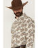 Image #2 - Cody James Men's Kendall Paisley Print Long Sleeve Button-Down Stretch Western Shirt - Tall, Tan, hi-res