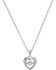 Image #1 - Montana Silversmiths Women's Let's Dance A Little Dance Heart Necklace, Silver, hi-res