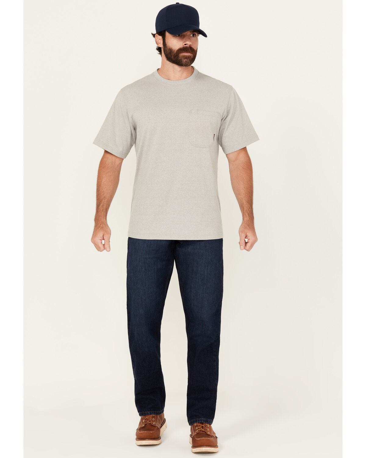 Carhartt Men's Relaxed Fit Work Jeans, Slate, hi-res
