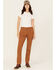 Image #1 - Carhartt Women's Rugged Flex&reg; Relaxed Fit Canvas Work Pants, Brown, hi-res