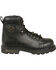 Image #2 - Milwaukee Leather Men's Lace-to-Toe Boots - Round Toe, Black, hi-res