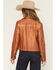 Image #4 - Stoosh Women's Leather Jacket, Brown, hi-res