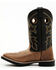 Image #3 - Cody James Little Boys' Knox Western Boots - Broad Square Toe, Tan, hi-res