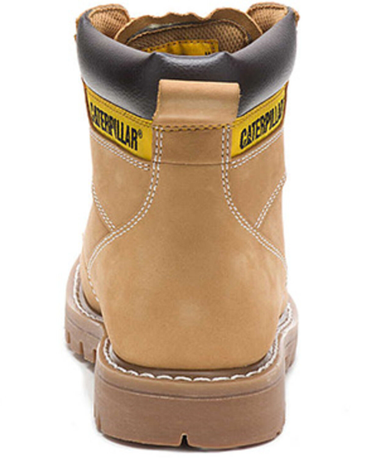Image #4 - CAT Men's 6" Second Shift Lace-Up Work Boots - Soft Toe, Honey, hi-res