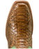 Image #4 - Ariat Women's Exotic Python Futurity Dash Western Boots - Square Toe, Honey, hi-res