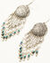 Image #2 - Shyanne Women's Gemma Fringe Earrings, Silver, hi-res