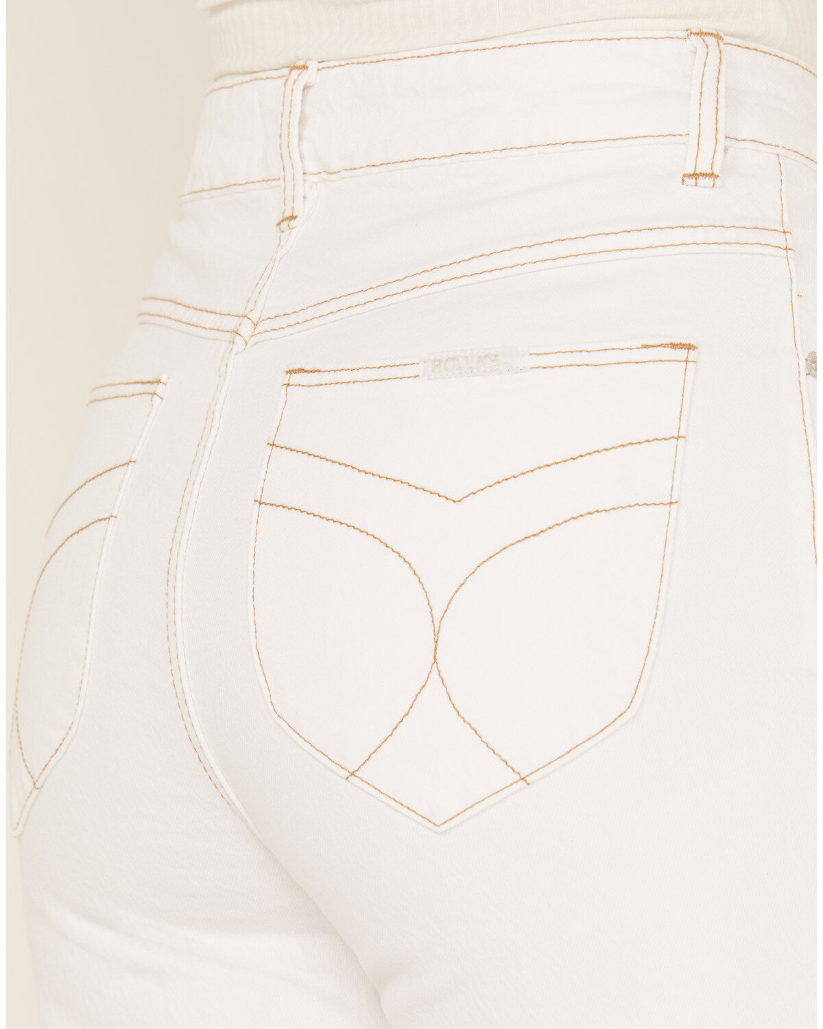 Image #4 - Rolla's Women's High Rise East Coast Ankle Flare Jeans, White, hi-res