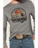 Image #2 - Wrangler Men's Landscape Logo Long Sleeve Graphic T-Shirt, Grey, hi-res