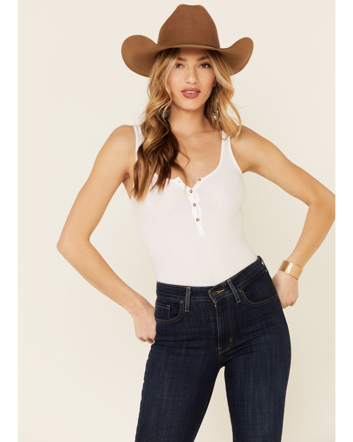 Image #2 - Levi's Women's Dark Wash 721 High Rise Skinny Jeans, Blue, hi-res