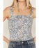 Image #3 - Levi's Women's Floral Print Denim Bustier, , hi-res