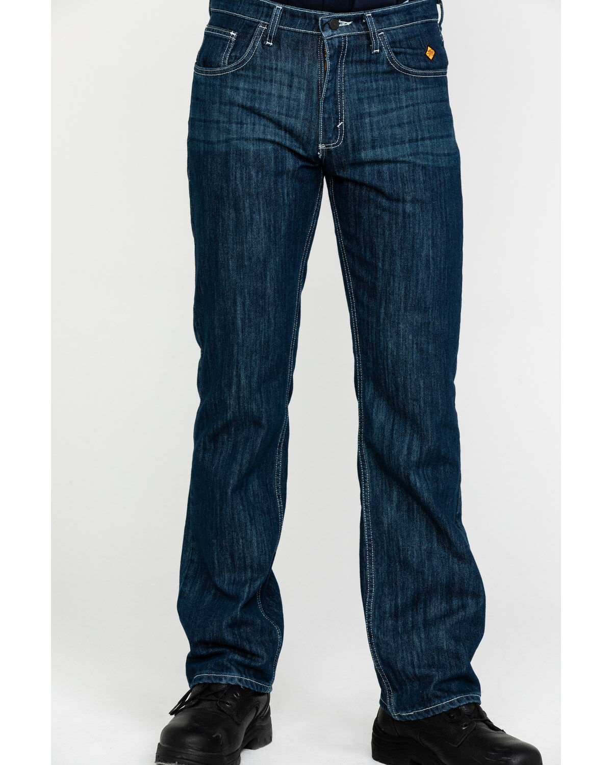 Image #2 - Wrangler 20X Men's FR Vintage Bootcut Jeans, Indigo, hi-res