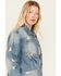 Image #2 - Cleo + Wolf Women's Medium Wash Denim Jacket , Medium Wash, hi-res