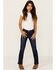 Image #1 - Levi's Girls' Dark Wash Legacy Classic Bootcut Jeans , Blue, hi-res