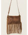 Image #2 - Keep It Gypsy Women's Coors Banquet Cowhide Fringe Maxine Crossbody Bag, Brown, hi-res