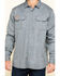Image #4 - Hawx Men's FR Long Sleeve Woven Work Shirt - Tall, Silver, hi-res