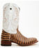 Image #2 - Tanner Mark Men's Caiman Print Western Boots - Broad Square Toe, Oryx, hi-res