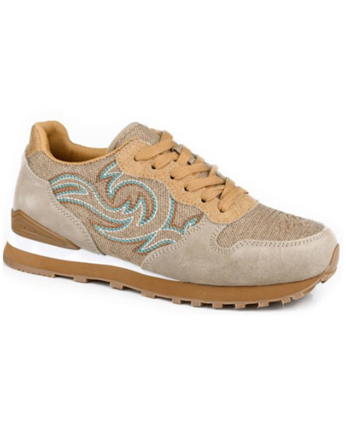 Image #1 - Roper Women's Giddy Up Spice Casual Shoes, Tan, hi-res